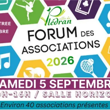 Reprise des activités hebdomadaires – Forum des associations